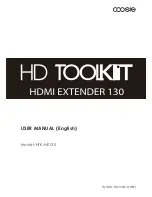 Предварительный просмотр 1 страницы Coosis HTK-HE130 User Manual