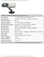 COP-USA CC35NVD Specifications preview