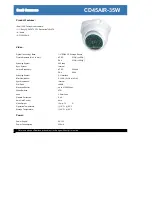 COP-USA CD45AIR-35W Specification Sheet preview