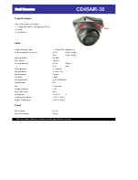 COP-USA CD45AIR-SH35 Specification Sheet preview