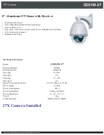 Preview for 1 page of COP-USA CD51W-27 Specifications