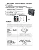 Preview for 1 page of COP-USA CG36WD Specifications