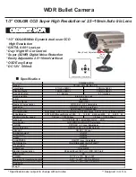 COP-USA CH27XRC Specifications preview