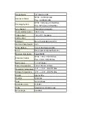 Preview for 1 page of COP-USA CM25P Specifications