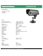 Preview for 1 page of COP-USA CM35IR-SH48 Specifications