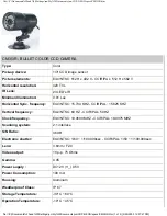 COP-USA CM35IR Specifications preview