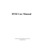 Preview for 1 page of COP-USA DVR2716AE-SL User Manual