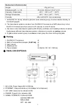 Preview for 2 page of COP EA-EOU101K Instructions