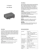 COP EA-PD01AF User Manual preview