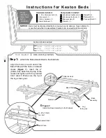 Preview for 1 page of Copeland Furniture Keaton Queen Instructions