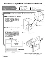 Preview for 1 page of Copeland Furniture Plinth Bed Instructions