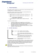 Предварительный просмотр 4 страницы Copeland EazyCool EC2-5X1 Application Manualline