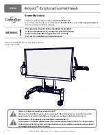 Preview for 1 page of Copernicus iRover2 IFP500 Assembly Manual