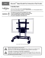 Copernicus iRover2 IFP550 Assembly Manual preview