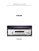 Copland CVA306 User Manual preview