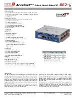 Предварительный просмотр 1 страницы Copley Controls Accelnet Plus Dual-Axis Panel EtherCAT Manual