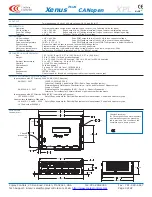 Preview for 3 page of Copley Controls Xenus Plus CANopen XPL Series Manual