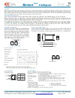 Preview for 5 page of Copley Controls Xenus Plus CANopen XPL Series Manual