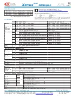 Preview for 28 page of Copley Controls Xenus Plus CANopen XPL Series Manual