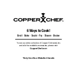 Copper Chef 10 piece Cookware set. Manual preview