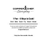 Copper Chef Everyday Pan Manual preview