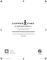 Preview for 16 page of Copper Chef Induction Cooktop K45701 Owner'S Manual