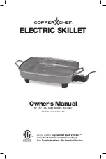 Copper Chef TXG-032C Owner'S Manual preview