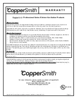 Предварительный просмотр 6 страницы CopperSmith CSRB-6 Installation Instructions Manual