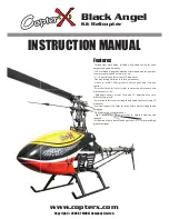 CopterX Black Angel Instruction Manual preview