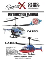 Preview for 1 page of CopterX CA180 Instruction Manual