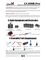 Preview for 4 page of CopterX CX 600E Pro Instruction Manual