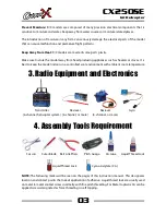 Preview for 4 page of CopterX CX250SE Instruction Manual