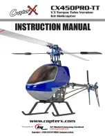 CopterX CX450PRO-TT Instruction Manual preview