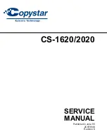 Copystar CS-1620 Service Manual preview