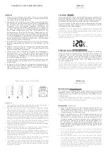 Preview for 2 page of COQON THERMB01 Manual