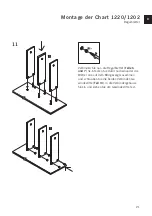 Preview for 20 page of Cor Chart 1210/1201 Assembly Instructions Manual