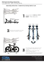 Предварительный просмотр 1 страницы Cora Bike Rack E3DT-GP Series Operating Instructions