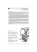 Предварительный просмотр 8 страницы Coral EVA 260 Manual