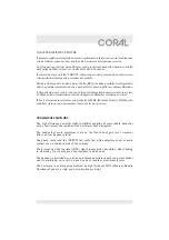 Предварительный просмотр 14 страницы Coral EVA 260 Manual