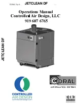 Coral JETCLEAN DF Series Operation Manual preview