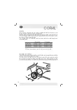 Предварительный просмотр 10 страницы Coral PRF 130 Manual