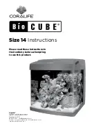 Предварительный просмотр 2 страницы Coralife Bio Cube Instructions Manual