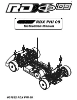 Corally RDX PHI 09 Instruction Manual preview