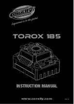 Предварительный просмотр 1 страницы Corally TOROX 185 Instruction Manual