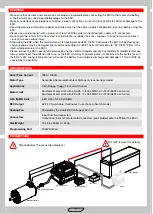 Предварительный просмотр 2 страницы Corally TOROX 185 Instruction Manual