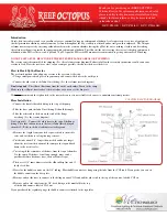 CoralVue REEF OCTUPUS OCT-CR100 Instruction Manual preview