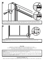 Предварительный просмотр 8 страницы Coram Showers 1000 Door X Quick Start Manual