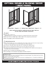 Coram Showers OPTIMA Manual preview