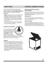 Preview for 5 page of corbeil Ellipse ECH050W2 Instruction Manual