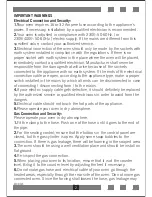 Preview for 3 page of CORBERO CC4060WB Instruction Manual